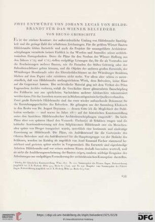 7: Zwei Entwürfe von Johann Lucas von Hildebrandt für das Wiener Belvedere
