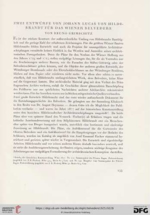 7: Zwei Entwürfe von Johann Lucas von Hildebrandt für das Wiener Belvedere