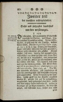 Sechs und sechzigstes haubtstück [-] Sibenzigstes haubtstück