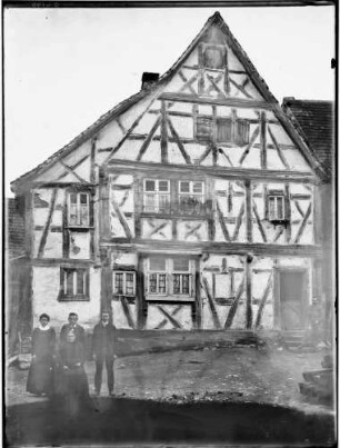 Obergrombach Brunnenstraße 8 - Fachwerkhaus (erbaut 1702)