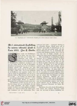 Die I. internationale Ausstellung für moderne dekorative Kunst in Turin 1902 , [1]