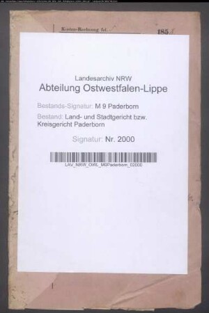 Erblasser: Fehring, Elisabeth, geb. Vollmers; Ehepartner: Fehring , Ferdinand: