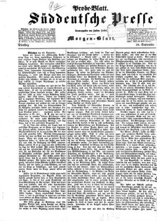 Süddeutsche Presse. 1867,9, 1867,9/12
