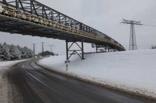 Kohlebandanlage zum Kraftwerk Boxberg aus dem Tagebau Reichwalde