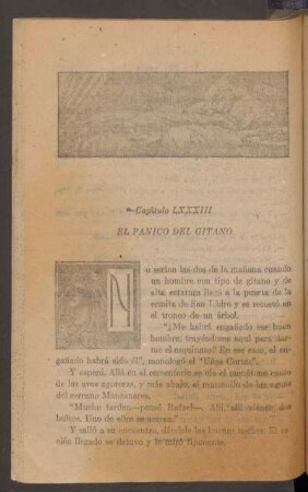 Capítulo LXXXIII - El pánico del gitano