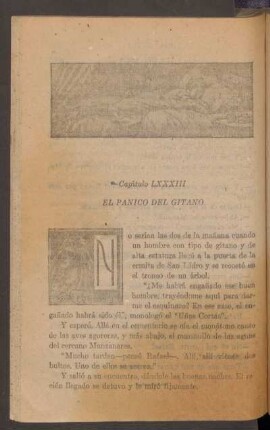 Capítulo LXXXIII - El pánico del gitano