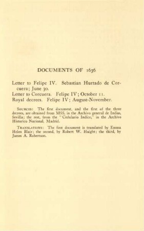 Documents of 1636