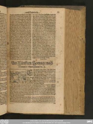 Am Fünfften Sontage nach Trinitatis/ Evangelium Luc. 5.