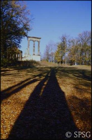 Potsdam, Park Sanssouci, Ruinenberg, Parkansicht.