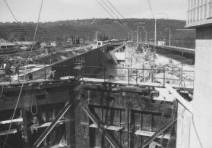 Baustelle 2. Schleuse Hessigheim/Neckar