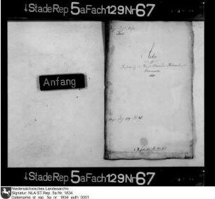 Bestallung des Alexander Helmich zum Vogt in Altenwalde vom 29. Oktober 1668