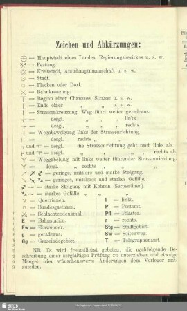 Zeichen und Abkürzungen