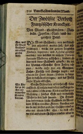 Der Zwölffte Vorboth Frantzösischer Kranckheit.