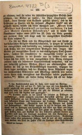 Geschichte der Stadt Lauingen : Mit e. lithogr. Ansicht d. Stadt u. 2 Kupferabdr. Das Schloss u. d. Pfarrkirche im J. 1604. 3