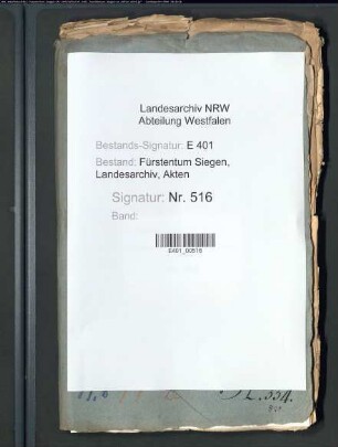 Beitreibung von Strafgeldern durch eine Hüttenkommission im katholischen Landesteil Nassau-Siegens