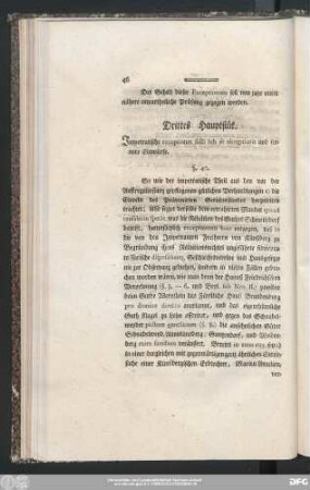 Drittes Hauptstük. Impetratische exceptiones facti sub et obreptionis und fernere Einwürfe.