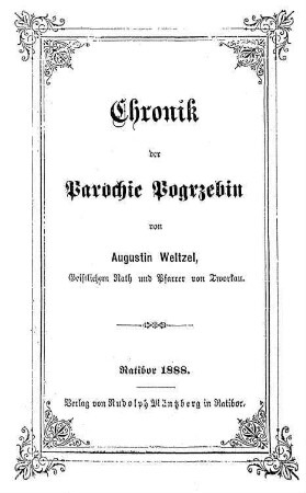 Chronik der Parochie Pogrzebin
