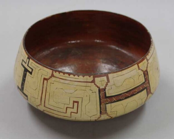 Clay drinking bowl