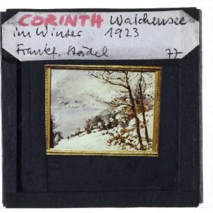Corinth, Walchensee im Winter