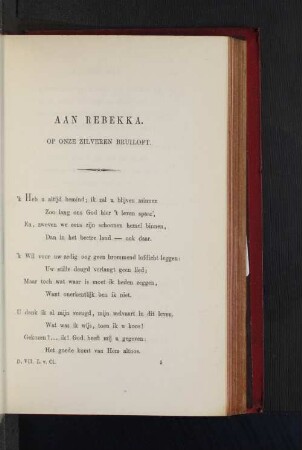 Aan Rebekka.