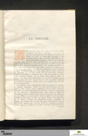 La Peinture