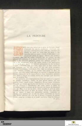 La Peinture