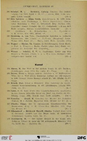 Kunst (Nr. 332-359)