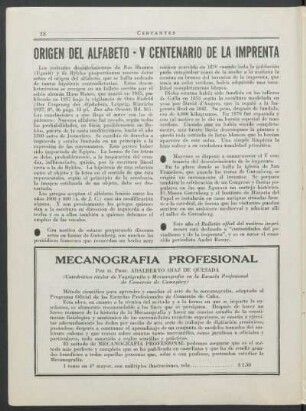 Origen del alfabeto • V Centenario de la imprenta