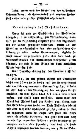 Terminologie des Moselweines.