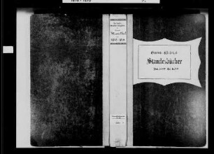 Wiesental, katholische Gemeinde: Standesbuch 1803-1806 und 1810-1820