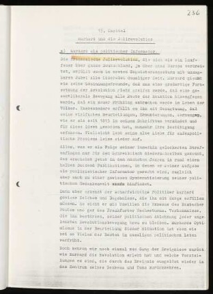 a) Murhard als politischer Informator