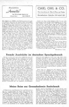 Fremde Ausdrücke im deutschen Sprachgebrauch