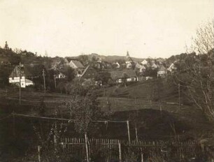 Jonsdorf. Ortsteilansicht mit Kirche