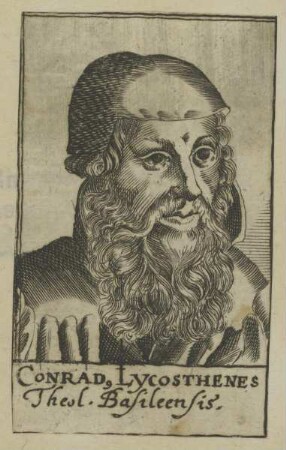 Bildnis des Conradus Lykosthenes
