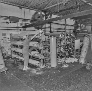 Vegro Wilthen : Wilthen. VEB Vegro. Blick in die Industriehalle