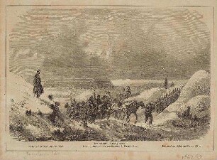 Brückenkopf und Schanze bei Missunde, Februar 1864