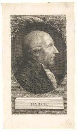 Bildnis des Christian Garve