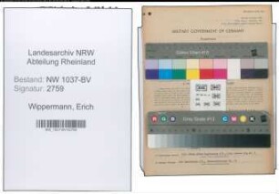 Entnazifizierung Erich Wippermann , geb. 19.11.1906 (Arbeiter)