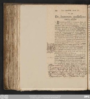 Tit. IV. De bonorum possessione contra tabulas.