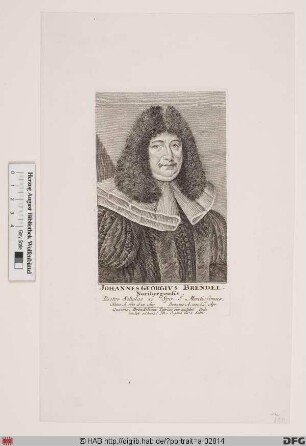 Bildnis Johann Georg Brendel