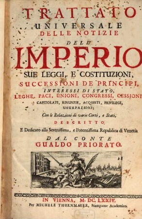 Trattato universale delle notizie dell'Imperio
