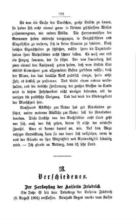 Verschiedenes