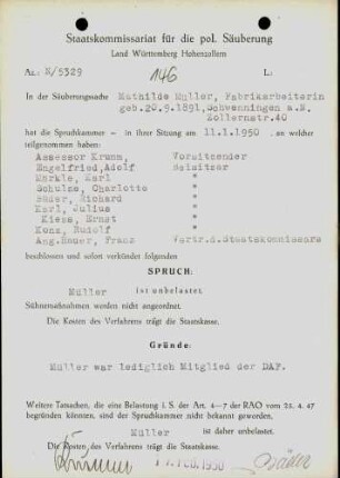 Müller, Mathilde