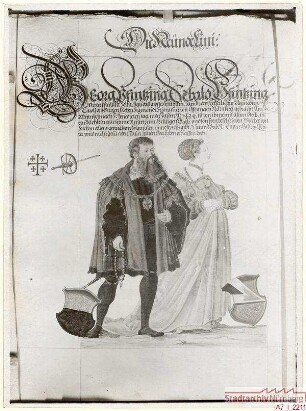 Georg (II.) Pfinzing und seine Frau (Dorothea), geborene Haller