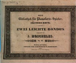 Zwei leichte Rondos. op. 18