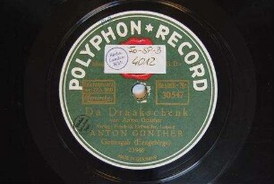 Da Draakschenk (Lied in erzgebirgischer Mundart)