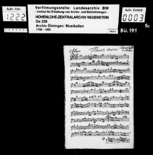 Joseph Anton Bauer: Quartett in G-Dur