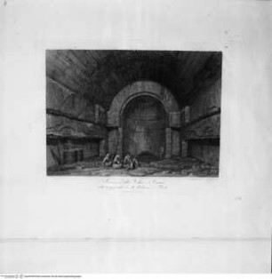 Collezione di Vedute di Tivoli ed altri dintorni di Roma, Avanzi della Villa di Orazio sotto il Convento di S. Antonio a Tivoli