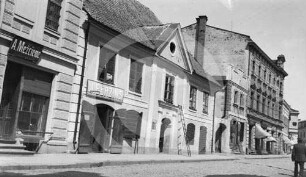 Straßenansicht Wenden mit Bürgerhäusern