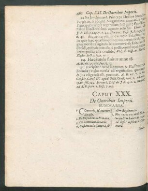 Caput XXX. De Oneribus Imperii.
